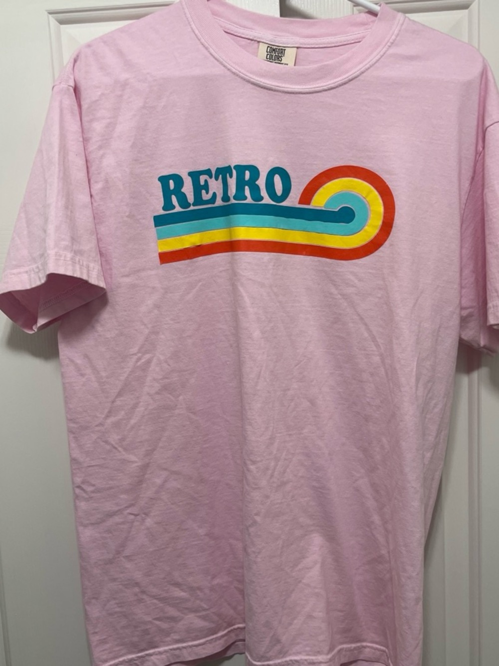 Comfort Colors Retro Graphic T-Shirt - Pink